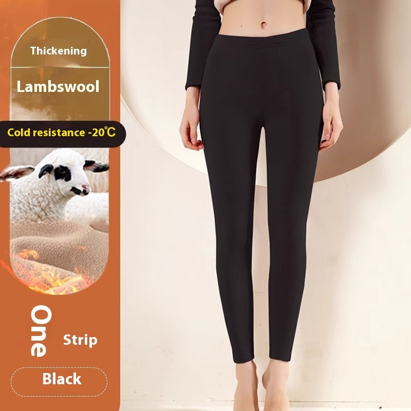 Leggings en Cachemire Chaud pour Femmes - Pantalons d'Hiver Élégants