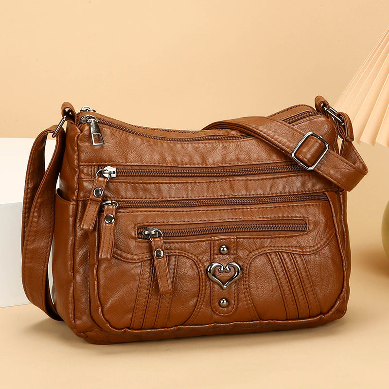 Multi-Pocket Practical Casual Shoulder Bag