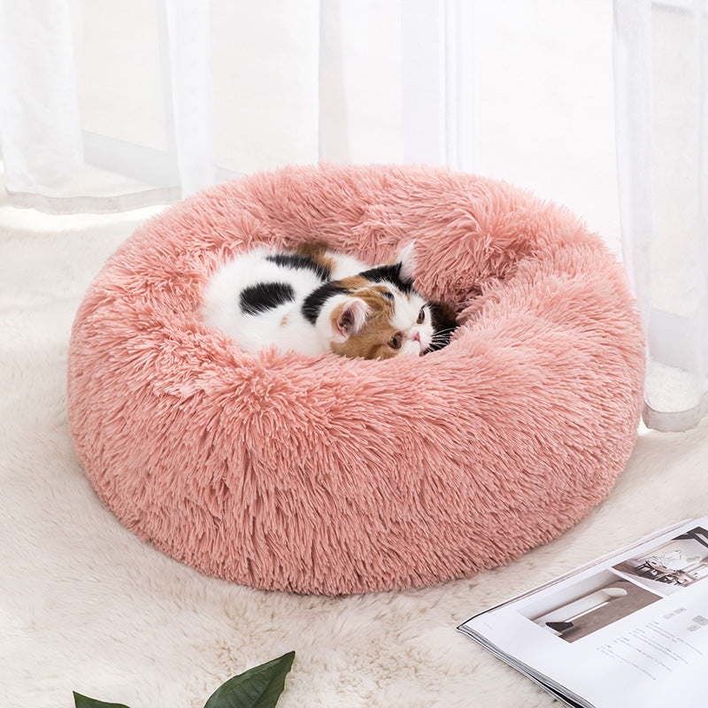 Cozy Winter Warm Pet Bed for Cats