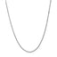 Chaîne en or blanc 14k ajustable - Design élégant