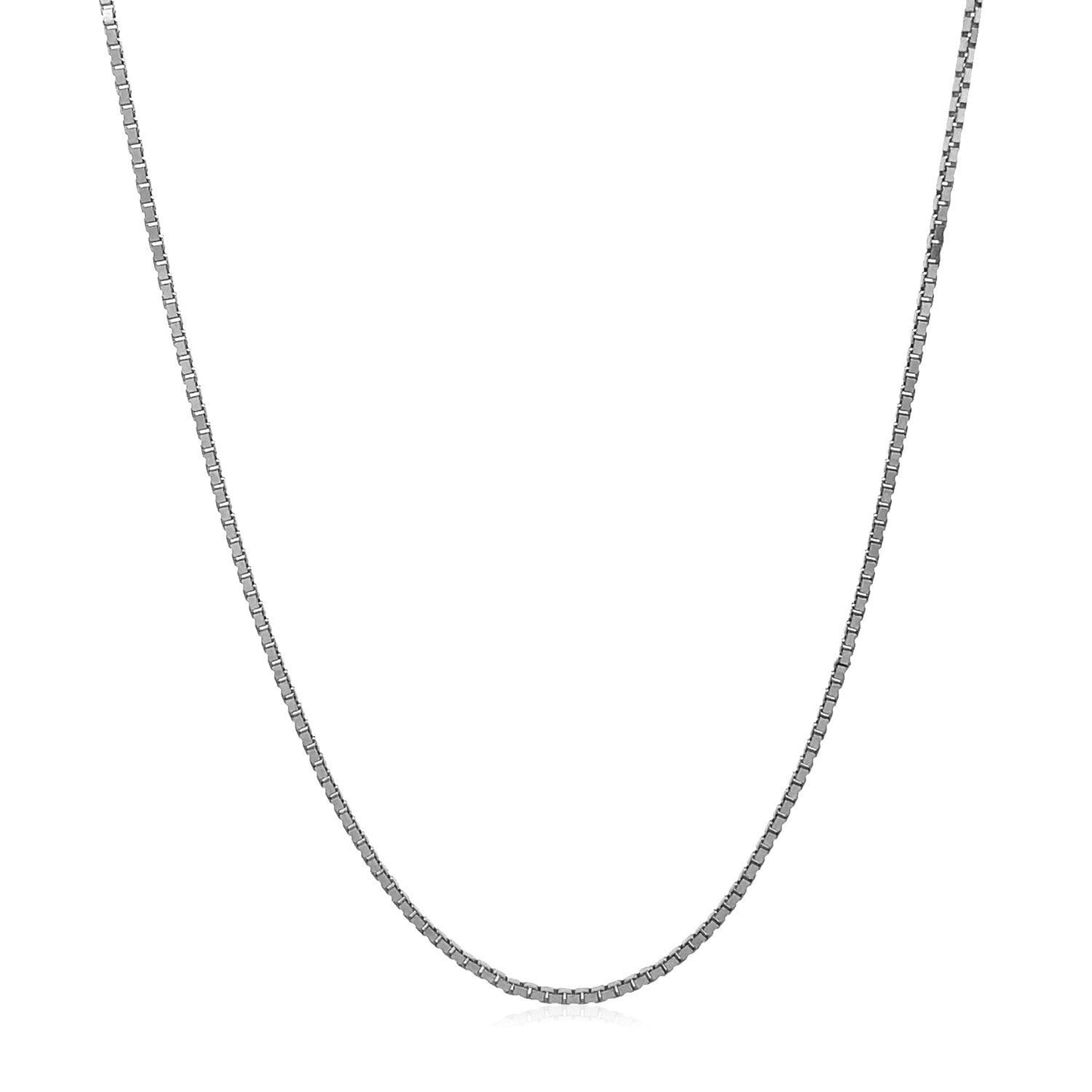 Chaîne en or blanc 14k ajustable - Design élégant
