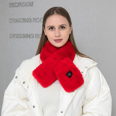 USB Electric Heated Neck Wrap Scarf with Adjustable Temperature