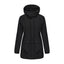 Parka acolchada de forro polar impermeable premium para mujeres
