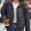 Women's Short Cotton Trucker Jacket with Long Sleeves