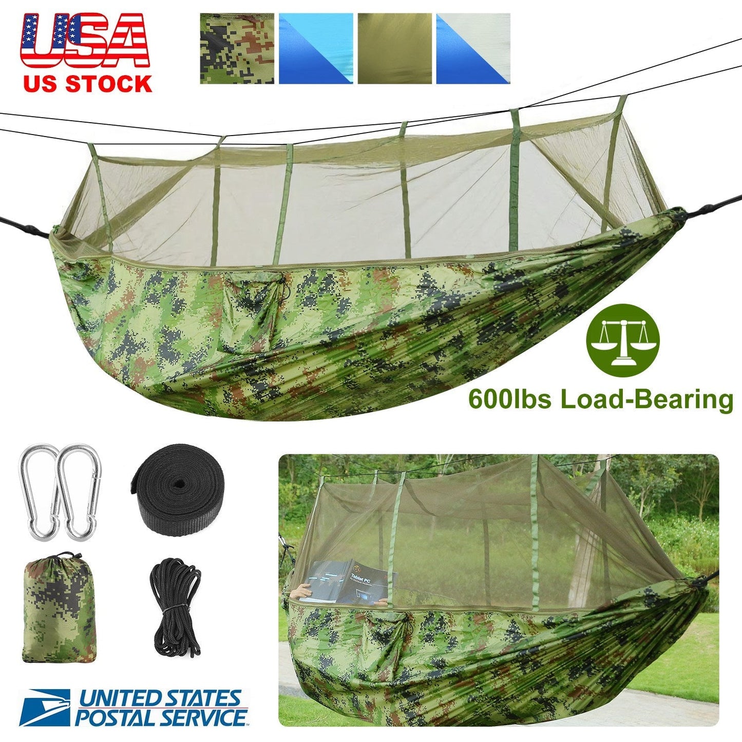 GBruno 600lbs Load Hammock for Two