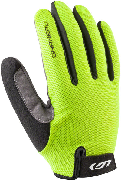 Garneau Calory Gloves - Yellow Full Finger Men's Medium