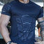 Camiseta de manga corta de cuello redondo para hombres en tallas grandes