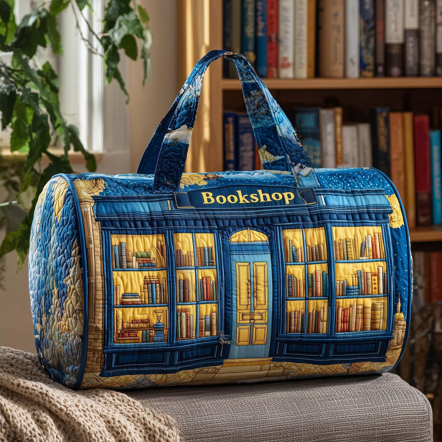 Bookwind Series Handheld Quilted Travel Bag - Multi-Functional
