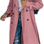Women's Casual Solid Color Windbreaker Jacket