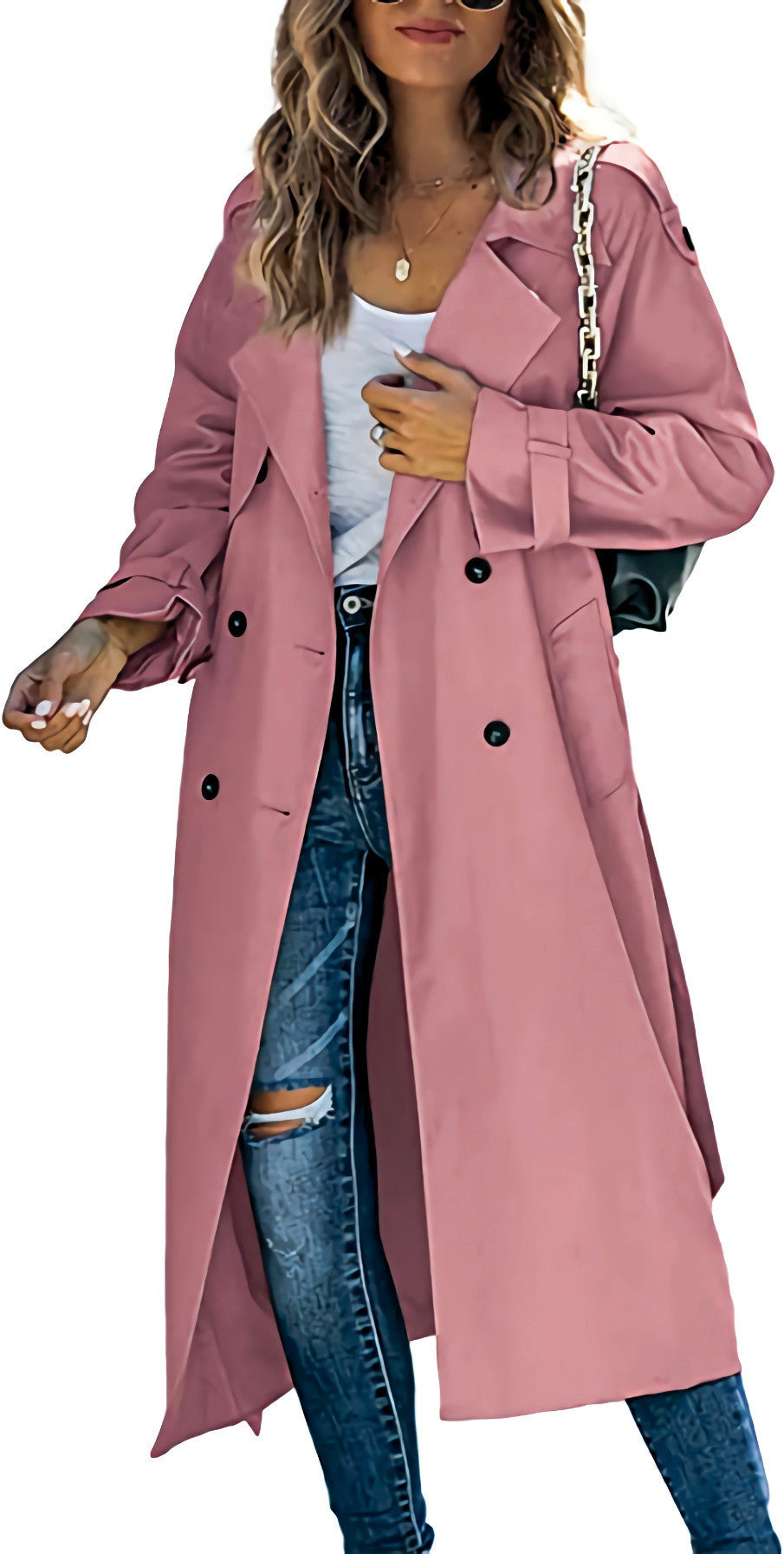 Women's Casual Solid Color Windbreaker Jacket