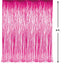 Rideau en Franges en Tinsel Rose - Décoration de Fête 3' x 8'