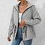 Chaqueta con capucha deportiva exterior impermeable premium