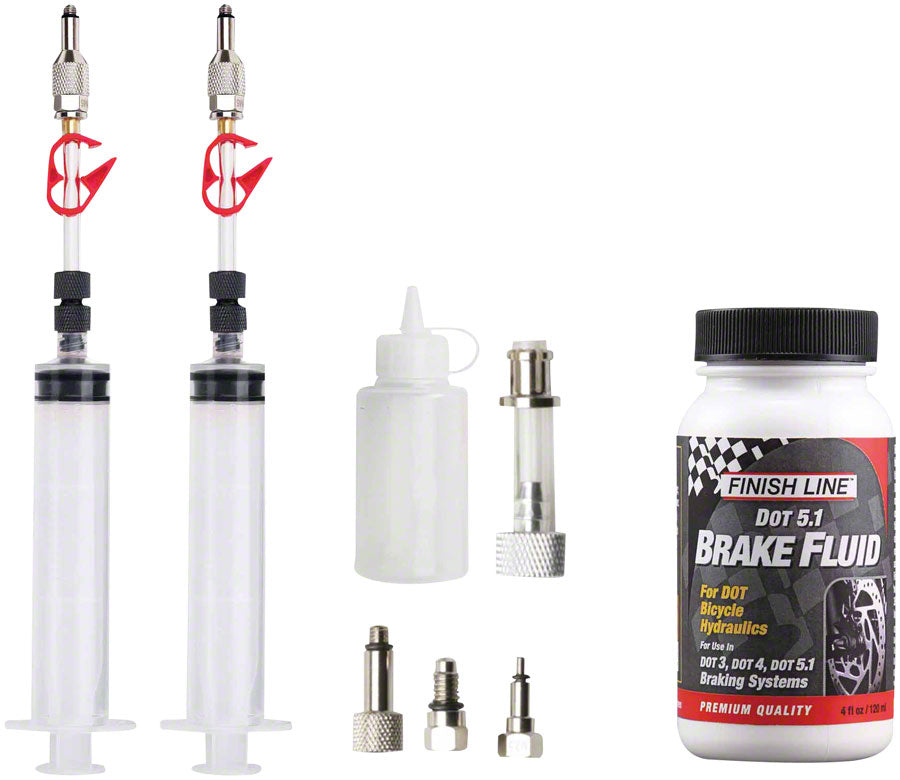 Kit de purge Jagwire Pro DOT avec fluide DOT 5.1 de Finish Line