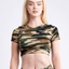JupiterGear Crop Top à Manches Courtes