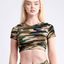 JupiterGear Crop Top à Manches Courtes