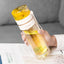 Bouteille d'eau en verre premium avec infuseur à thé