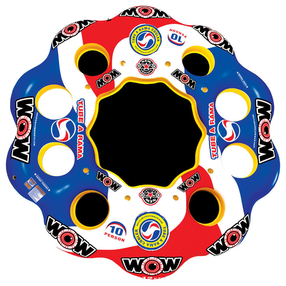 WOW Sports Tube A Rama Inflatable Island for 10 People