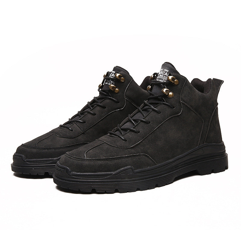 Premium Winter Fleece Outdoor Martin Boots