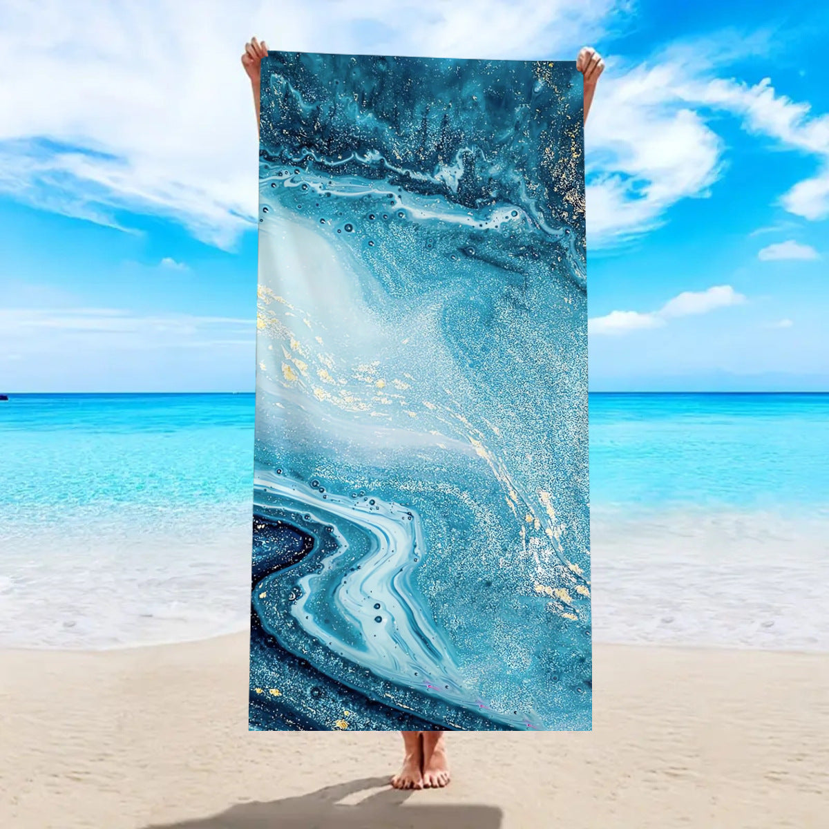 Quick-Drying Double-Sided Microfiber Beach Towel