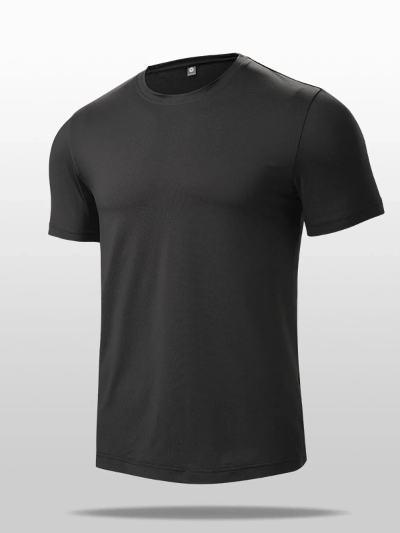 T-shirt actif à col rond et manches courtes pour hommes