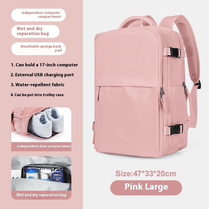 Mochila Expandible Premium para Viajes y Negocios