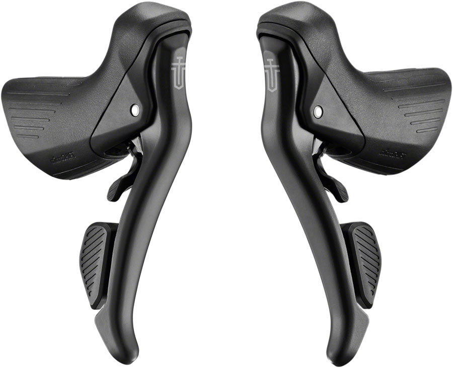 Ensemble de leviers de changement de vitesses/freins microSHIFT Sword Black Drop Bar - 2 x 9 vitesse