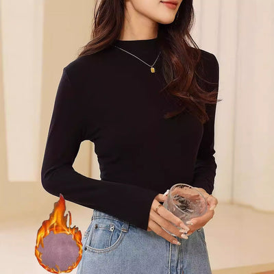 Elegant Women's Turtle Neck Thermal Underwear