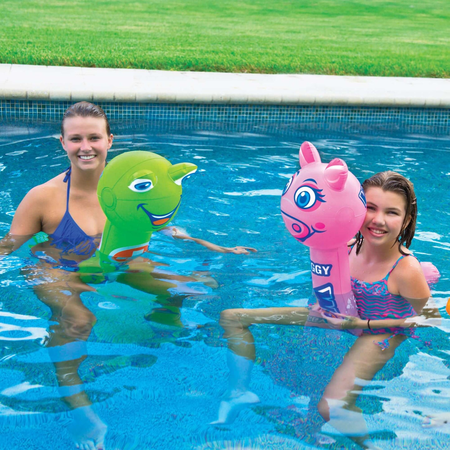 Inflatable Pool Pals 12-Pack - Fun & Functional Water Toys - Korvel