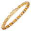Pulsera de Zafiro Naranja y Diamante Blanco de 12.33 Quilates