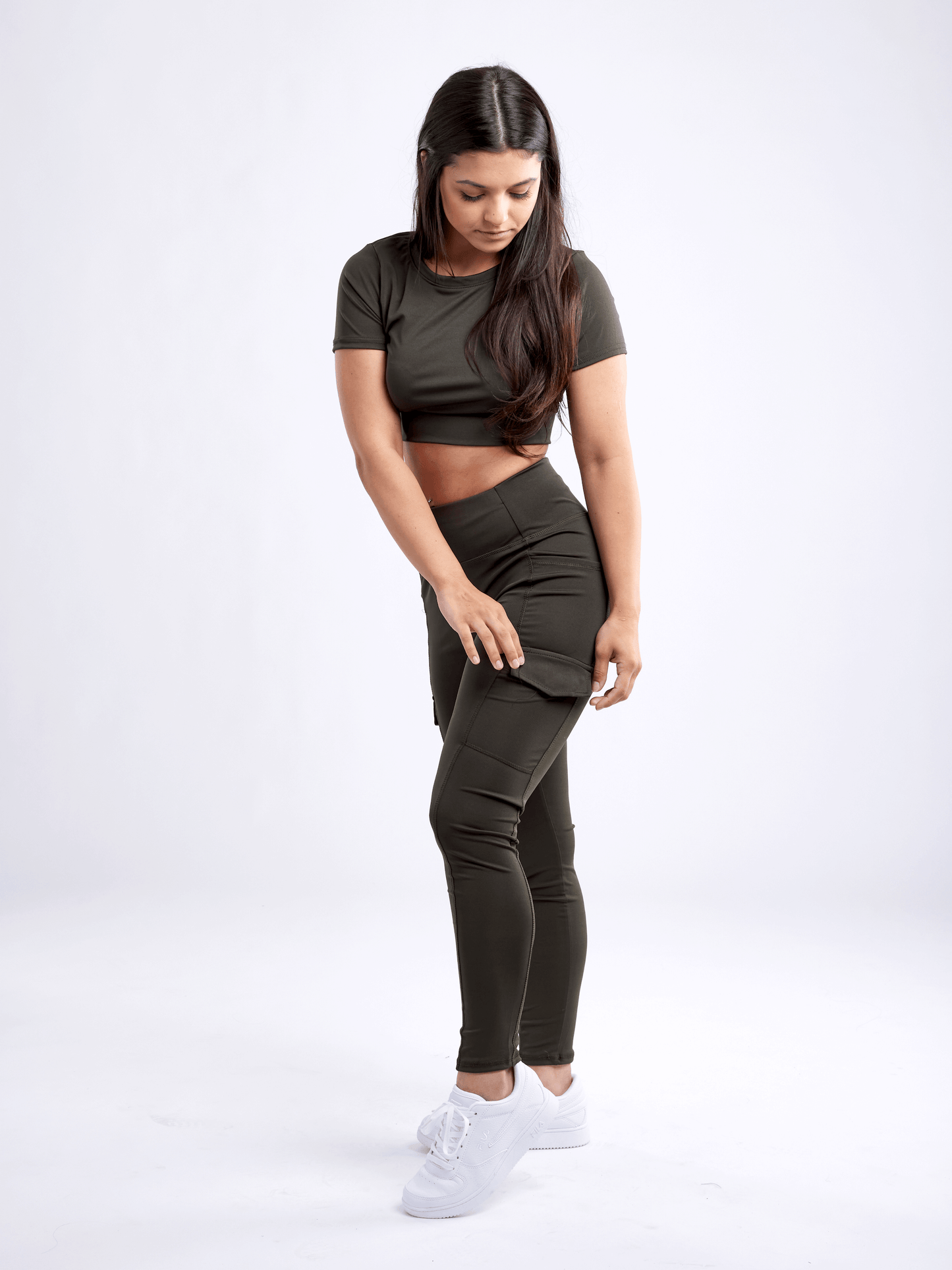 JupiterGear Crop Top à Manches Courtes