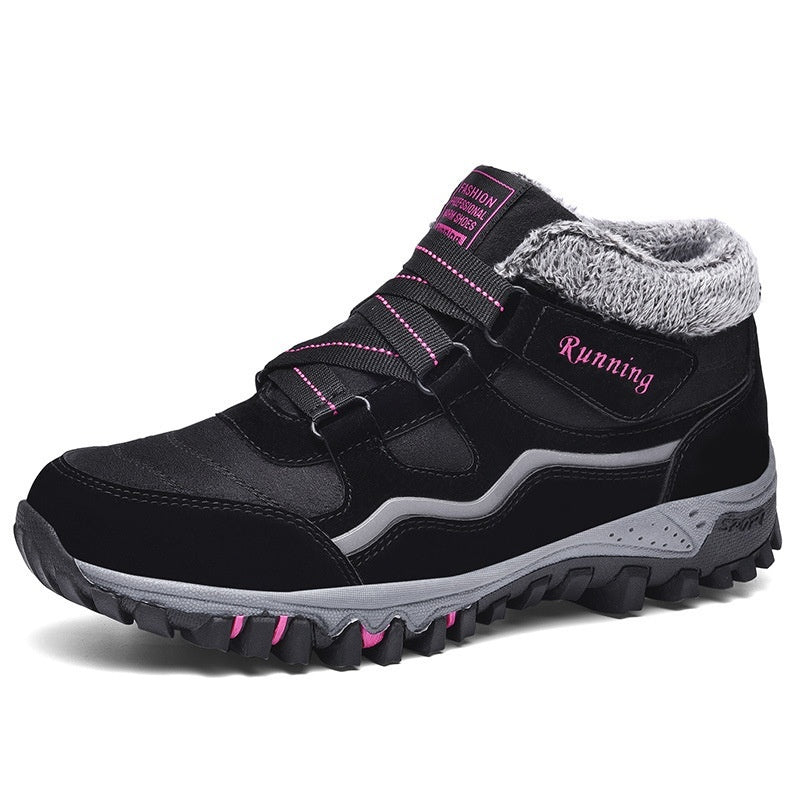 Fleece-Lined Warm Outdoor Climbing Boots for Men and Women