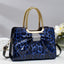 Sac à main chic à imprimé léopard avec embellissements en pierres chaudes