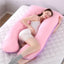 U-Shape Pregnancy Support Pillow for Comfort and Rest