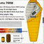Sac de couchage en duvet ultra léger premium pour aventures en plein air
