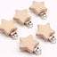 Premium Beech Wood Pacifier Clip - Cute Elephant & Heart Design