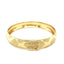 Brazalete de Patrón de Diamante de Textura Doble en Oro Amarillo de 10k