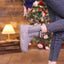 Bottes d'hiver en peluche avec fermeture éclair latérale pour femmes