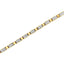 14K Yellow Gold Princess-Cut Diamond Link Tennis Bracelet - 7.25"