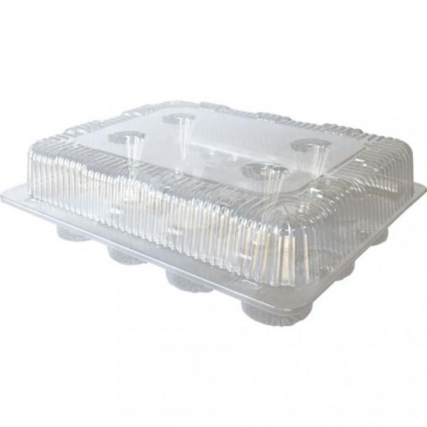 Plastic - 12 Cavity Cupcake - Korvel