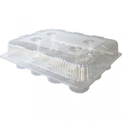 Plastic - 12 Cavity Cupcake - Korvel