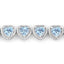 10.50 Carat Genuine Blue Topaz Sterling Silver Bracelet