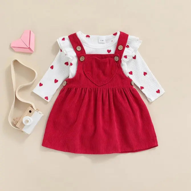 Baby Girl Valentine's Day Heart Dress