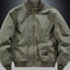 Men's Plus Size Zip Up Baseball Collar Bomber Jacket