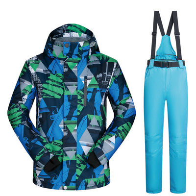 Premium Men's Snow Ski Suit - High-End Winter Outerwear