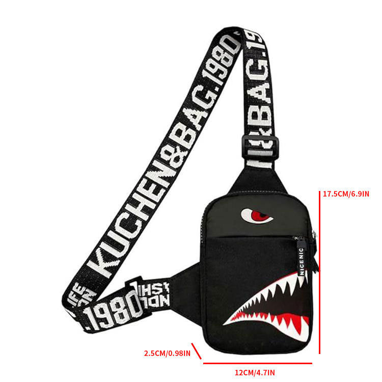 Bolso de Hombro Graffiti de Viaje al Aire Libre para Hombre