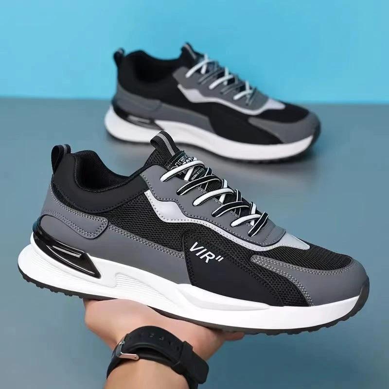 Zapatillas Casual de Malla con Bloques de Color para Hombre