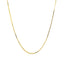 18k Yellow Gold Box Chain - 0.8mm Elegance