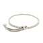 Pulsera Ajustable Estilo Tenis con Circonitas en Plata de Ley