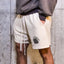 Shorts à cordon pour hommes grande taille avec poches