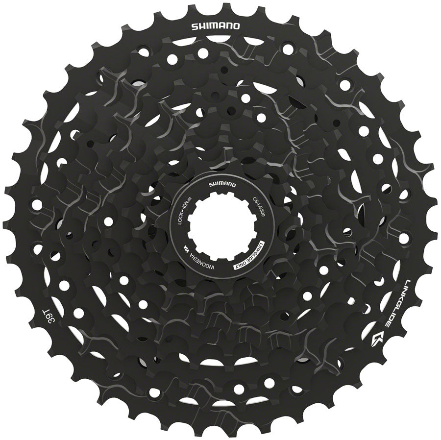 Cassette Shimano CUES CS-LG300-10 - 10 Velocidades 11-39t LINKGLIDE Negro